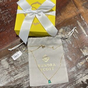 Kendra Scott Emerald Blair Pendant Necklace